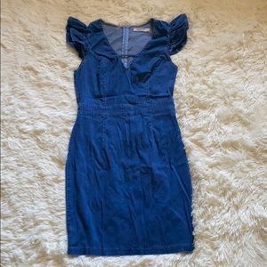 Short jean dress